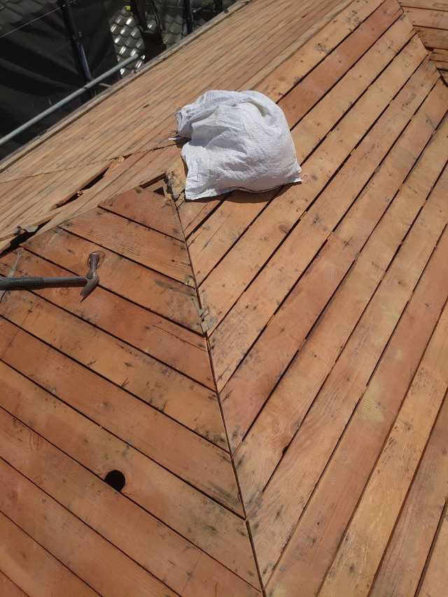 棟まわりの下地確認