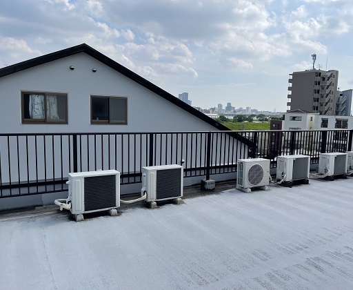淀川区にて屋上防水の現場調査へ行ってきました