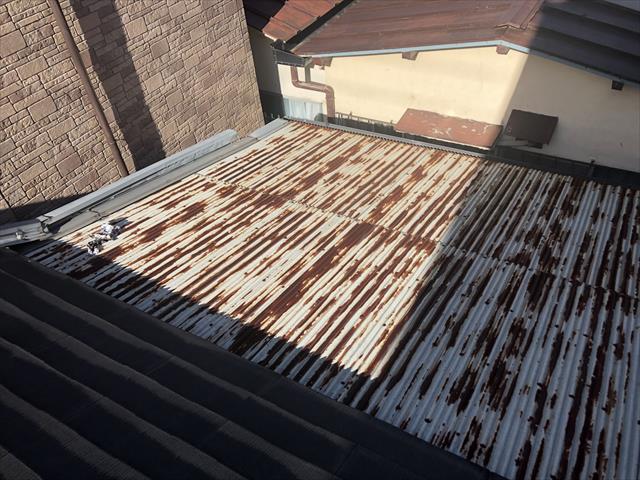 神戸市にて屋根塗装とトタン屋根塗装を行いました