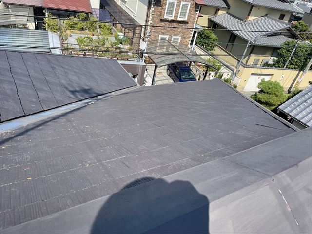 豊中市にて築年数２４年の屋根葺き替えの現場調査を行いました