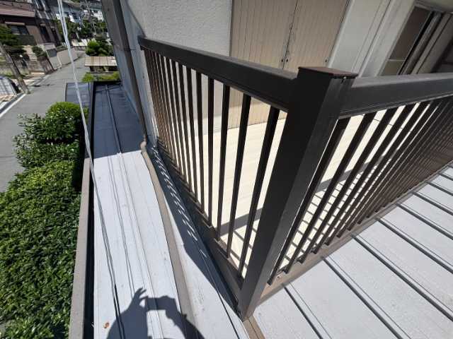 手すり角部の確認