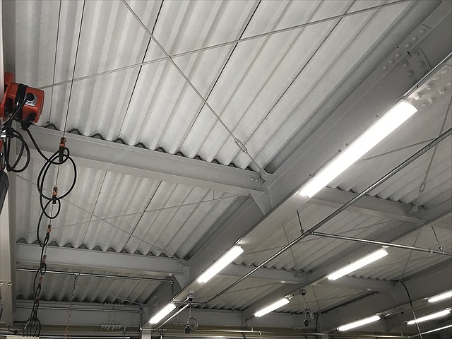 工場　屋根塗装